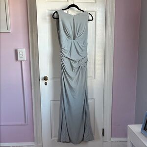 MISSACC Elegant Gray Sleeveless Dress